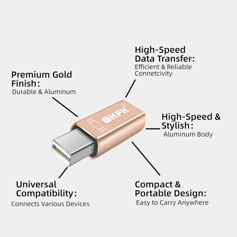 BKFK mini DP Dummy Plug - Display to hdmi Adapter, Luna Display Virtual Window for Home-edid Emulator-Dummy, displayport Headless dummie dongle1080P60Hz (Mini DP-3 Pack-) - Image 4